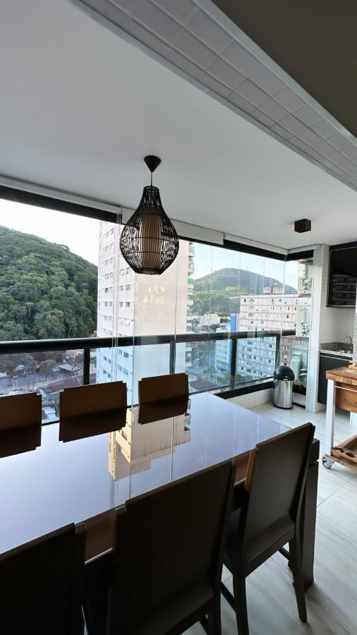 Flat Capitania Varam Guaruja Com Varanda Gourmet Exterior foto